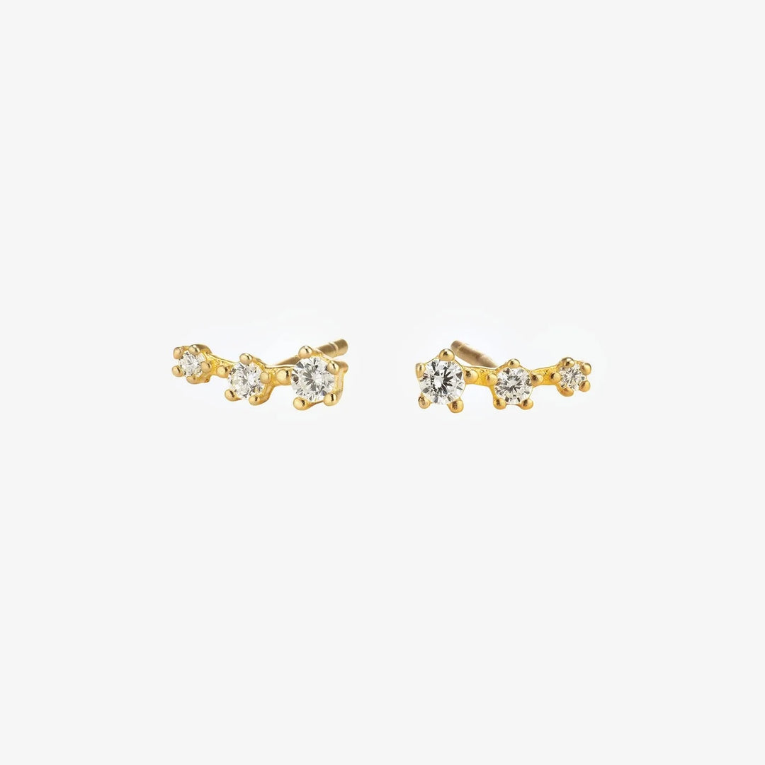 Pendientes Santiago oro