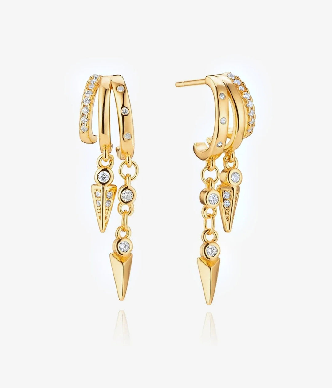Pendientes Sienna oro